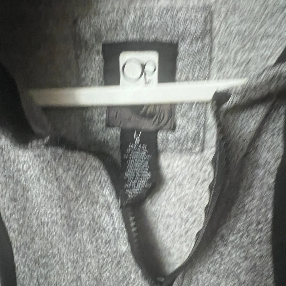 Vintage OP Gray Full-Zip Sweater with Hood 310